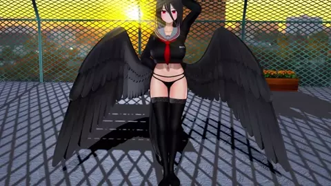 MMD BlueArchive Hasumi Abracadabra - Brown Eyed Girls~