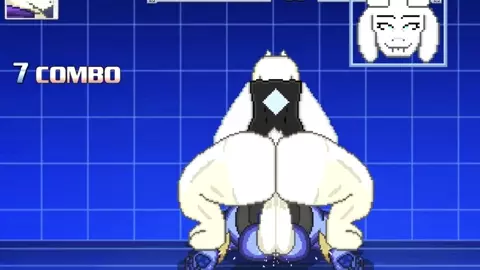 Hyper Canine Cock Toriel - Blue Alt