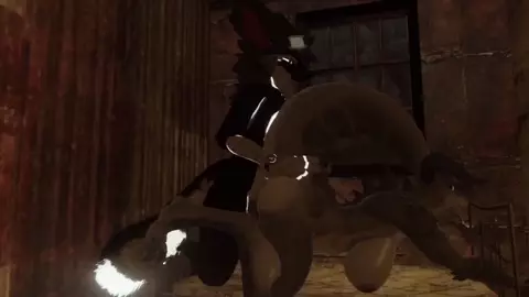 a lucky friend had some fun with a deathclaw