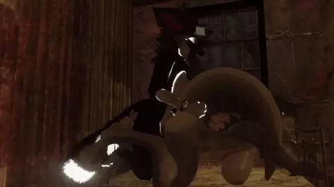 a lucky friend had some fun with a deathclaw