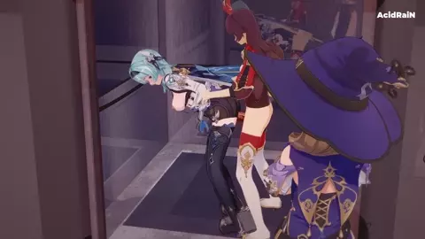 097【Genshin impact】Eula x Amber (Sex sound)