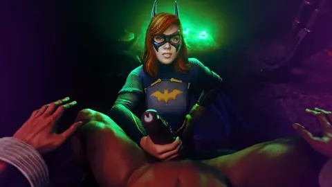Batgirl "interrogates" a local perp for intel. [9Nithes]