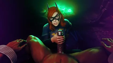 Batgirl "interrogates" a local perp for intel. [9Nithes]
