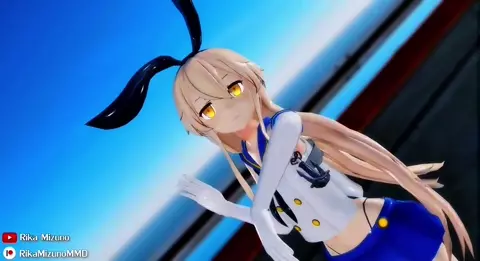 Shimakaze - Killer B [MMD R18] Rika Mizuno