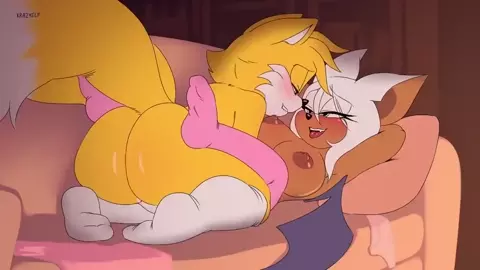 Tails and Rouge in Love