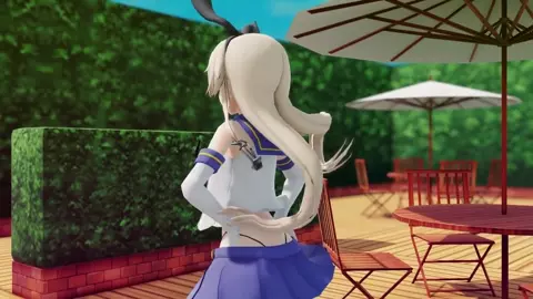 Shimakaze - Ghost Dance [MMD R18] Moeyasui Koneko