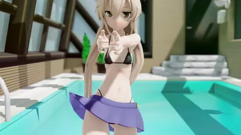 Shimakaze - Devil Striptease [MMD R18] Moeyasui Koneko