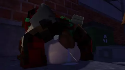 Dead City - Minecraft porn animation