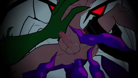 Reiny Highbreed fuck Ben with tentacles parody animated