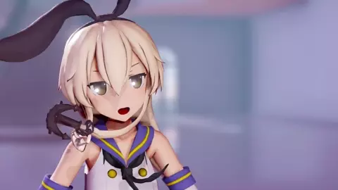 Shimakaze - Dreamin Chuchu [MMD R18] Moneko