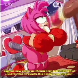 Amy punish Eggman's Cock