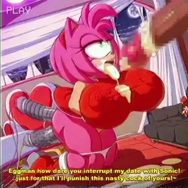 Amy punish Eggman's Cock