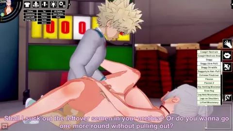 Katsuki Bakugo and Shiraki Meiko hentai