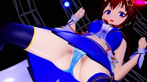 forward and backward hip swing Bass Knight Tokino Sora