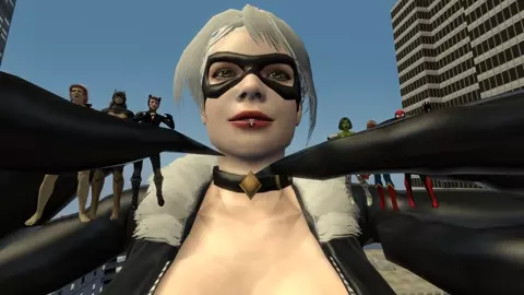 Black cat super snack by thelittleboot