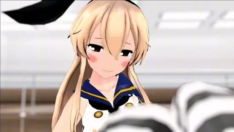 Shimakaze exposes her hairy pussy [R18] MikumikuJackD