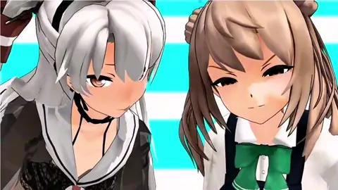 Shimakaze, Amatsukaze & Mitsushio - Super Bass (ver. 2) [MMD R18] MikumikuJackD