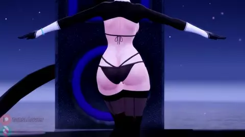 【R-18 MMD】 IA GLOWB - INTERGALACTIA - 2B