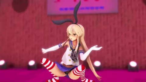 Shimakaze - Bon Bon Chocolat [MMD R18] Ram8