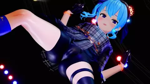 forward and backward hip swing Bass Knight   Hoshimachi Suisei