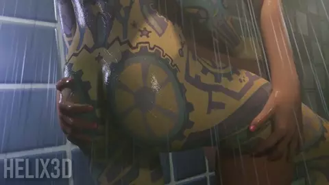 Jules and Ocean in the shower『Helix3D』