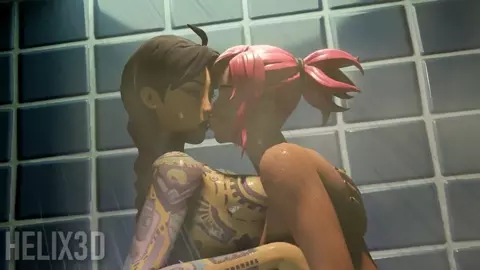 Jules and Ocean in the shower『Helix3D』