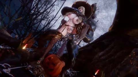 Witch attacked by werewolf