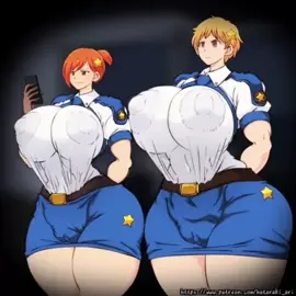Futa cop fucks Female Cop