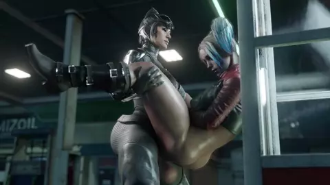 Harley Quinn & Cat Woman [Tokpok3D][NO WM]