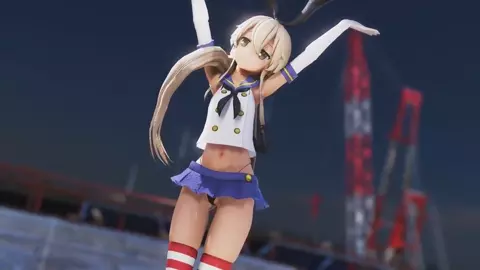 Shimakaze - Marine Dreamin [MMD R18] Moneko
