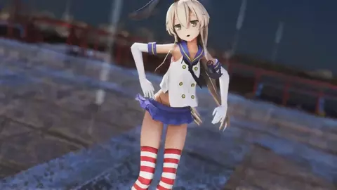 Shimakaze - Marine Dreamin [MMD R18] Moneko