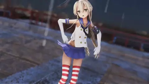Shimakaze - Marine Dreamin (ver. 2) [MMD R18] Moneko
