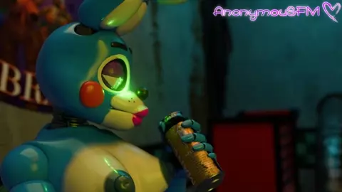 Bonnie giving Foxy a warm filling