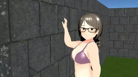 【Kyo】 Animation plump girl playing tennis .【tits】