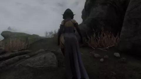 Elf captured by monsters in cave "Falmer Queen" Full HD