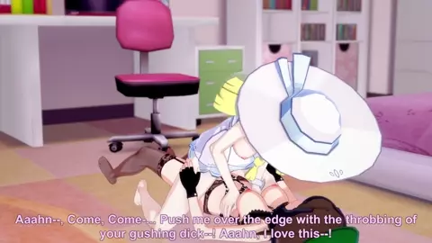 Gloria and Lilie futa hentai sex