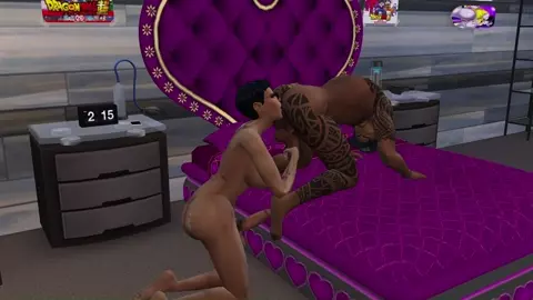 Gina rimming her mans ass
