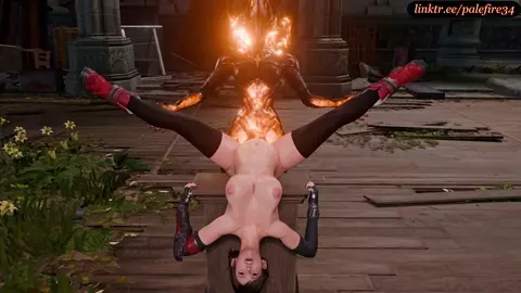 Tifa x Ember - hot sex and inflation