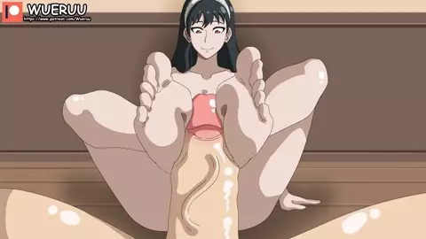 Yor Forger footjob (Wueruu)