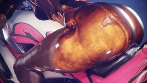 Ember Heirloom riding Atomicycle - Warframe