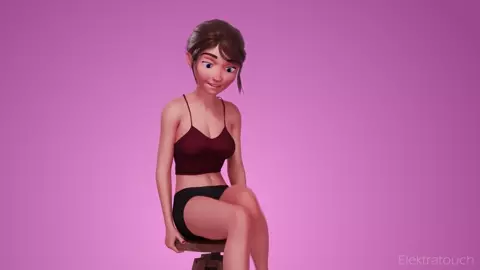 Megan Foot Tickle Looped