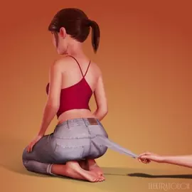 Megan Feather Teasing