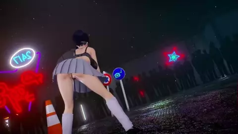 [JonathanMMD] Onisawa Public Gangbang with Kuromaru