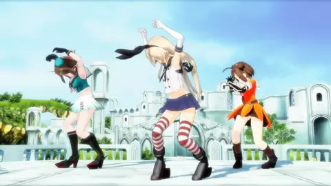 Shimakaze, Maya & Naka - BREEZE [MMD R18] Yokeke