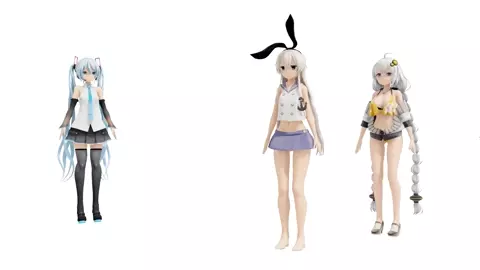 Shimakaze & Girls - Beep Beep I'm a Sheep [MMD R18] MMDnoob