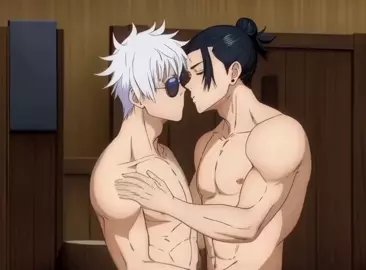Gojo Kissing Geto Naked