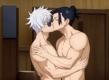 Gojo Kissing Geto Naked
