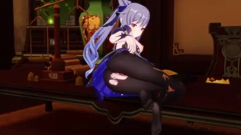 Keqing's disgusted face