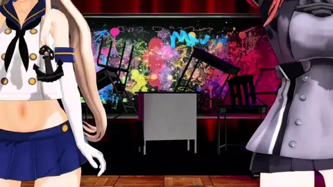 Shimakaze & Prinz - On Stage [MMD R18] MMDYaro