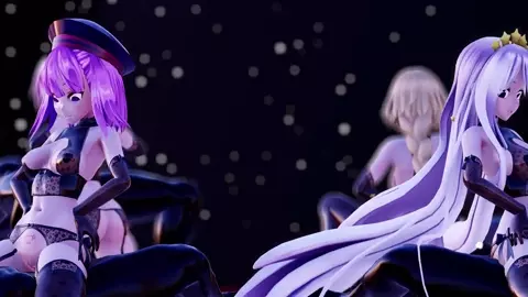 (BB, Jeanne, Mash & Helena) Beep Block (Lingerie) [0203iks][4K]